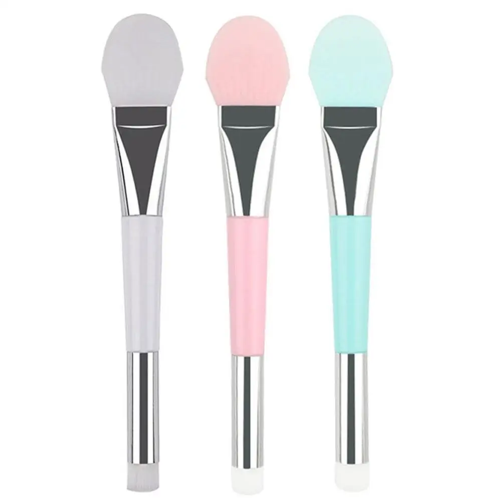 

Multifunctional Double-Ended Mask Brush Washable Silicone Face Mask Brush Clay Applicator DIY Beauty Tools