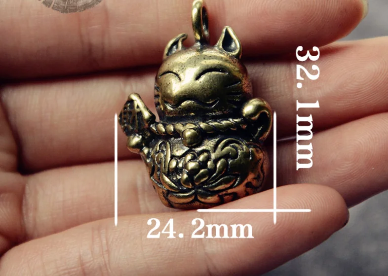 Винтажное цельное Латунное изделие ручной работы сделай сам прилегающее