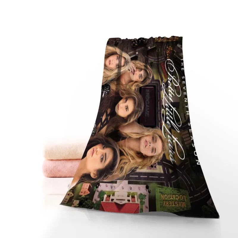 Хлопковое полотенце Pretty Little Liars с принтом для лица ткань из микрофибры детей