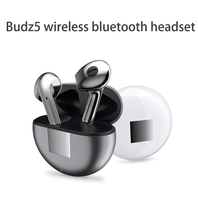 

Новая беспроводная Bluetooth-гарнитура Budz 5 TWS, высококлассные спортивные наушники, игровая гарнитура с микрофоном, подходит для всех смартфонов