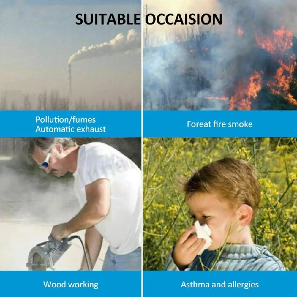 

Dust Mouth Mask With Carbon Filter Exhaust Valves Half Face Reusable Dustproof Respirator Mascherine Masque Mascarilla