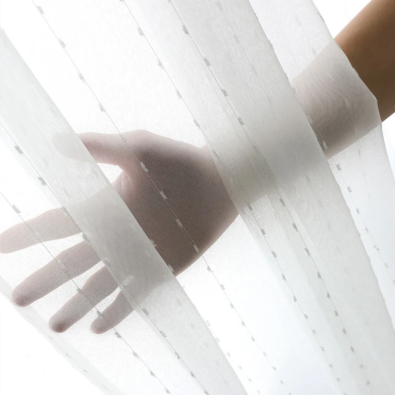 

MAKEHOME Шифоновые шторы-тюль полосатые