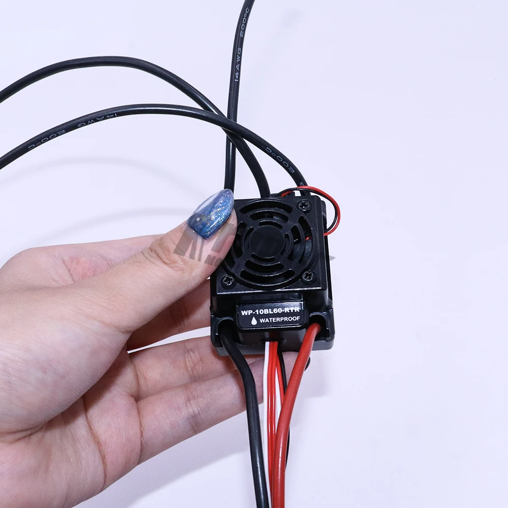 60A Водонепроницаемый ESC 2S 3S SBEC 6В/3A бесщеточный Lipo никель-металл-гидридного подходит 540 двигатель для 1/10 моделей уменьшенного масштаба дистанционного Управление RC автомобиль WP-10BL60-RTR