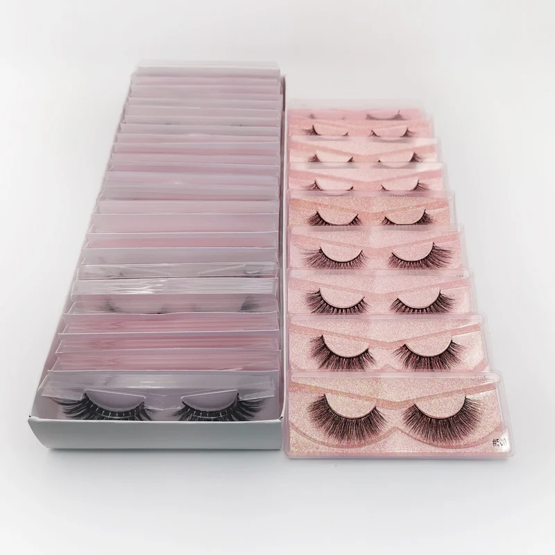 YSDO Lashes 20/30/40/50/100 PCS Mink Eyelashes Wholesale Natural False Extensions Makeup 3D In Bulk Cilios | Красота и здоровье