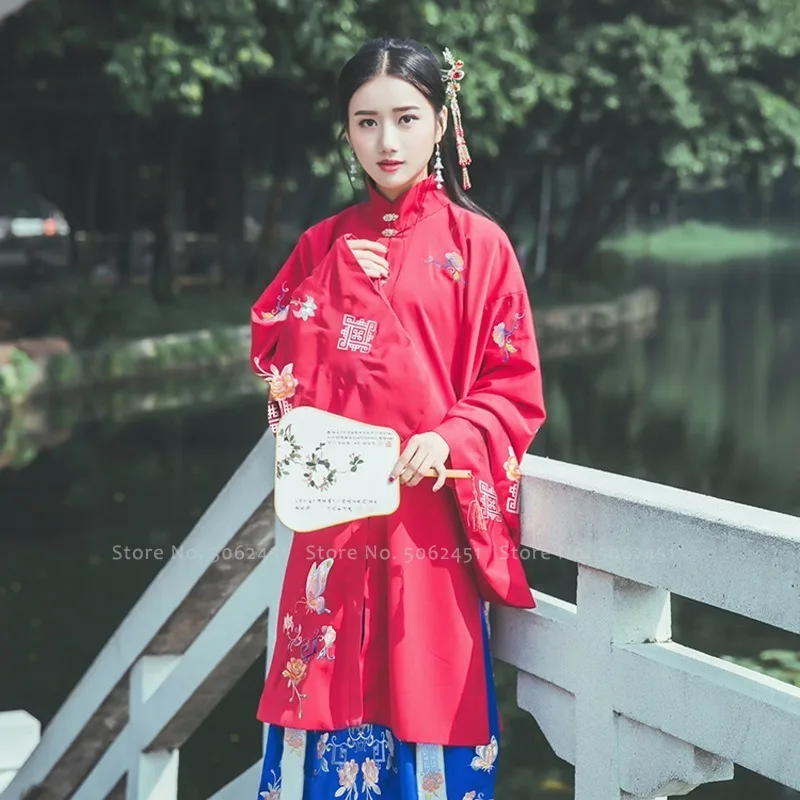 Женское традиционное китайское свадебное платье Hanfu костюмы принцессы для