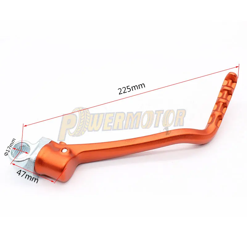 Алюминиевый мотоцикл Kickstart кованый стартер рычаг педаль для 125 EXC SX 150 XC 200 XCW Husqvarna