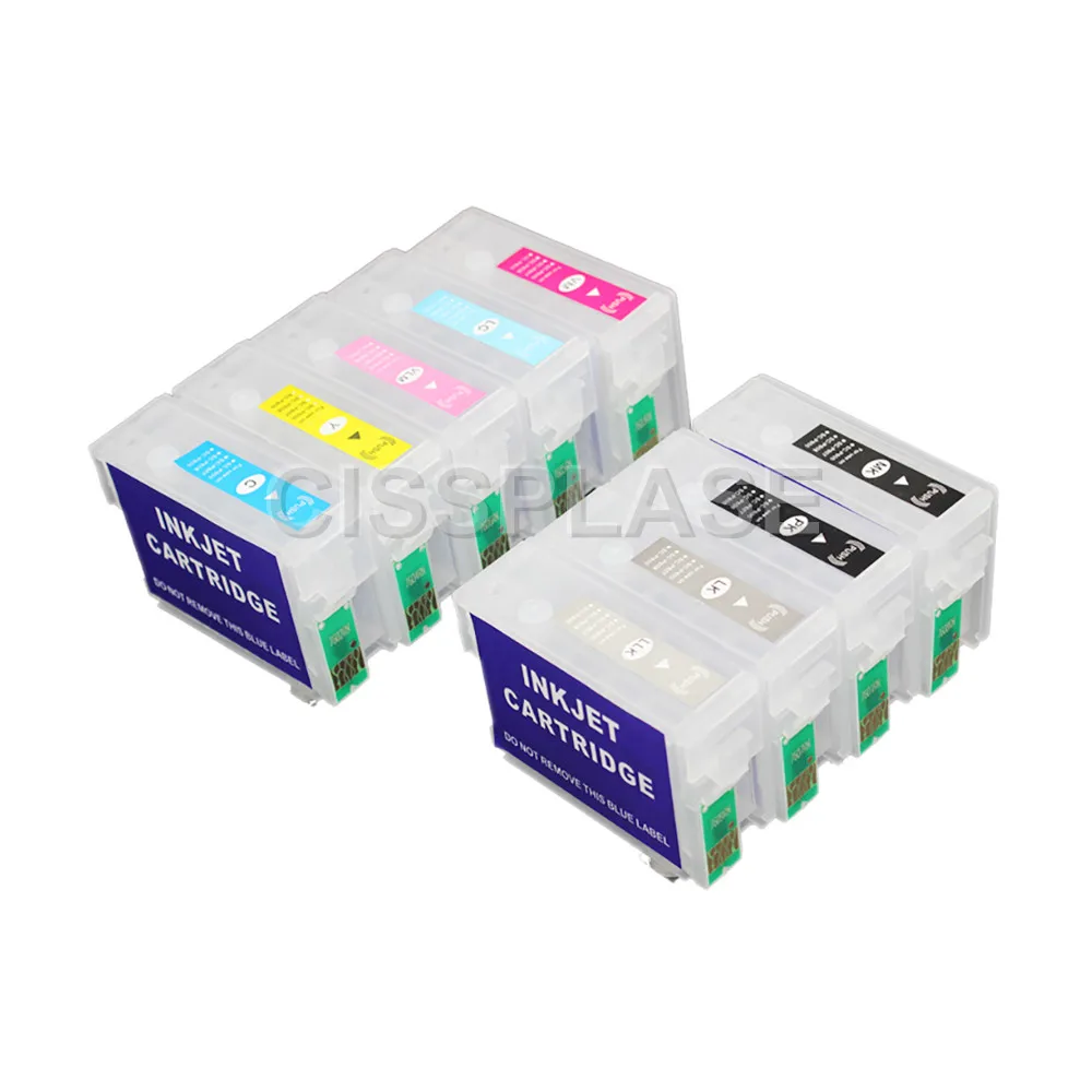 CISSPLAZA 1 комплект пустых пополняемых картриджей для чернил совместимых с Epson P600