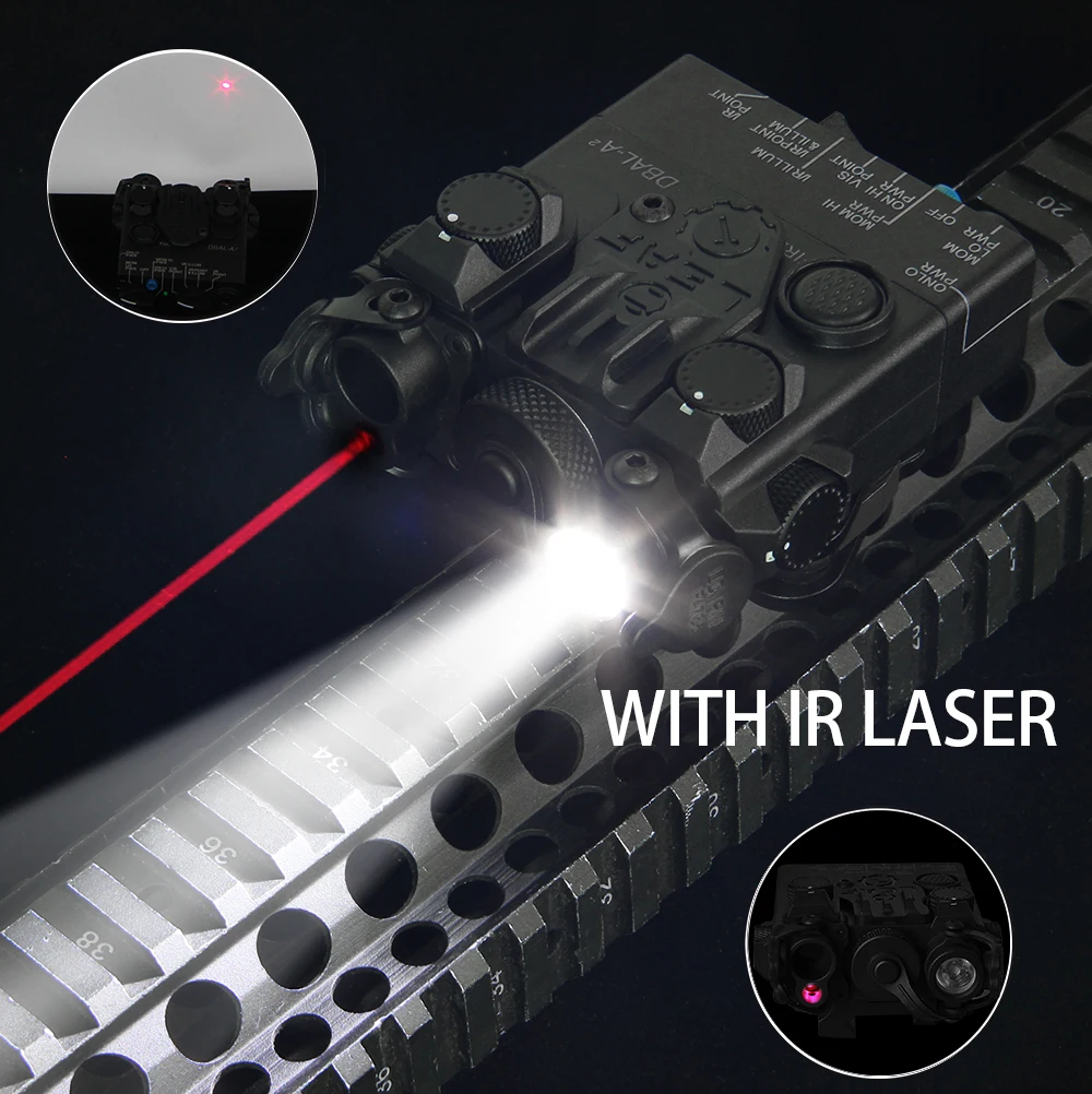 Element DBAL-A2 Airsoft Tactical Light IR Red Green Dot Dual Beam Laser Flashlight For Hunting Gun Laser  Weapon Light Peq on Ir
