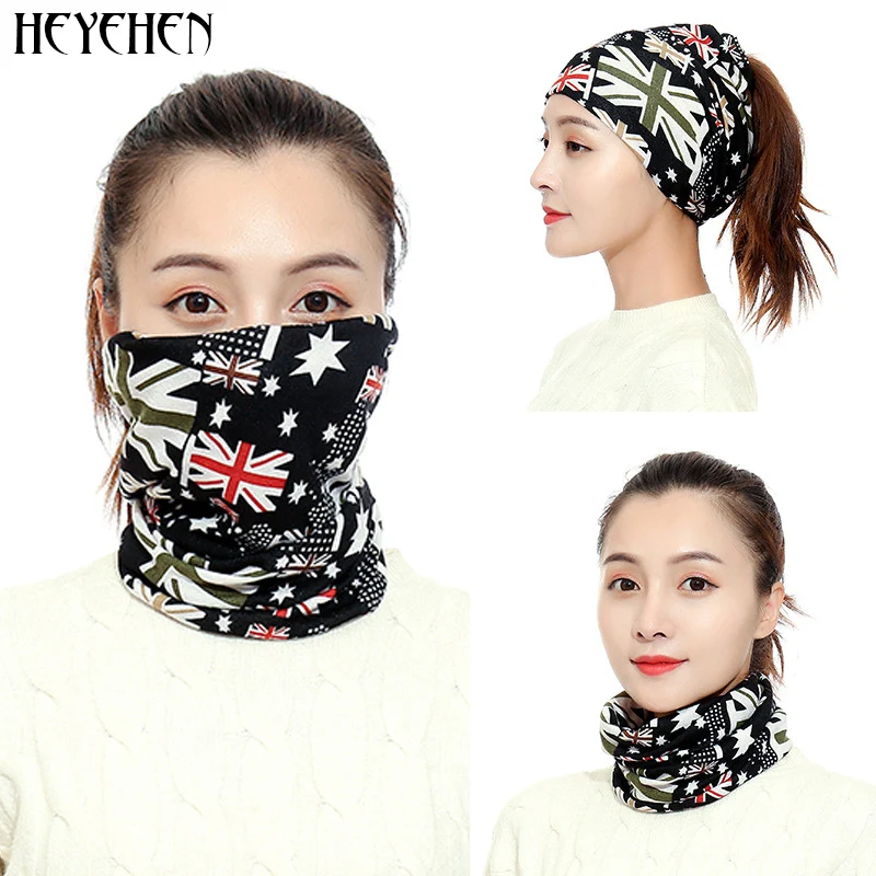 Новое дизайнерское Модное теплое кольцо унисекс на осень и зиму бандана шарф