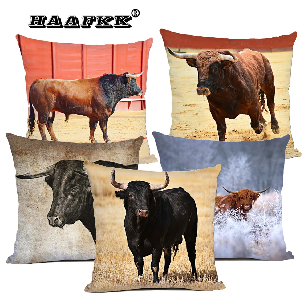 Испанская коррида наволочка для подушки льняная подушка товары дома