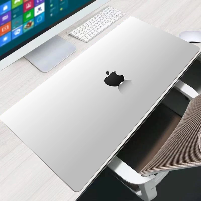 

Apple Design Print Anti-Slip New Arrival Customized Rectangular Rubber Big Mouse Pad Computer PC Nice Gaming Mat