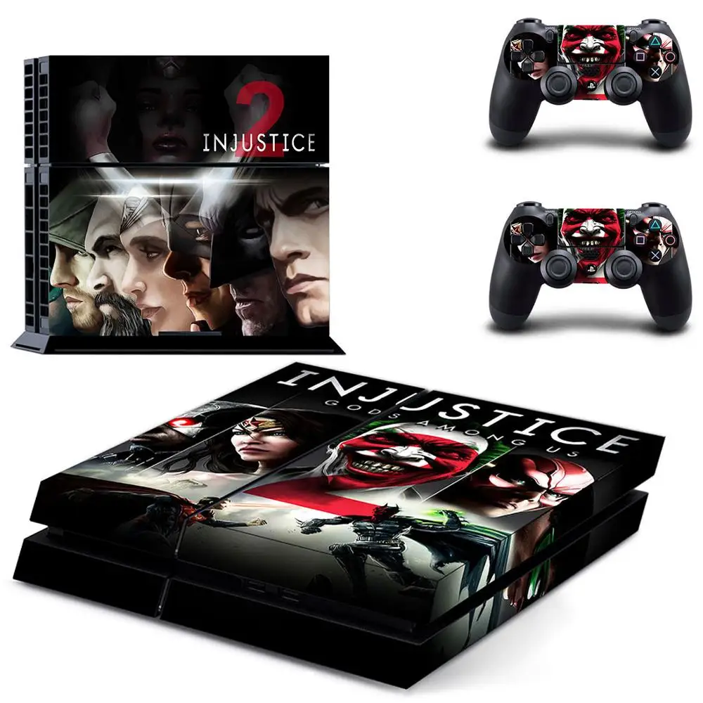 Injustice 2 PS4 Vinly Skin PS 4 sticker Play station s Pegatinas для консоли playstation и контроллера|Наклейки| |