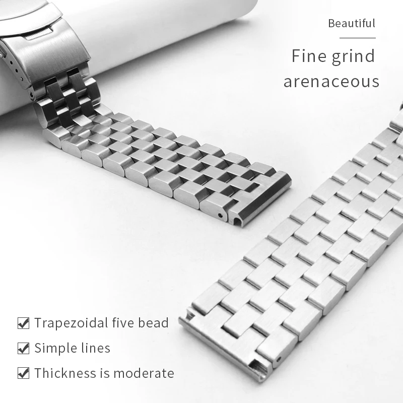 Metal watch band 16mm 18mm 20mm 24mm stainless steel diving tank strap