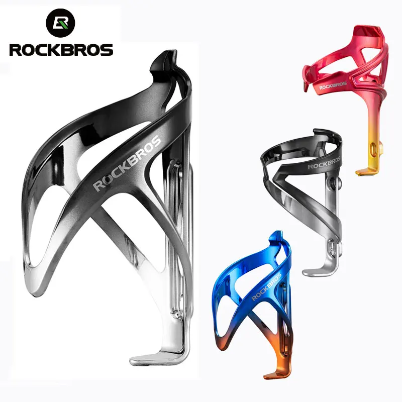 

ROCKBROS MTB Bike PC Bottle Cage Toughness Integrally Molded Electroplating Ductility Bottle Holder 3 Colors Bicycle Accessories