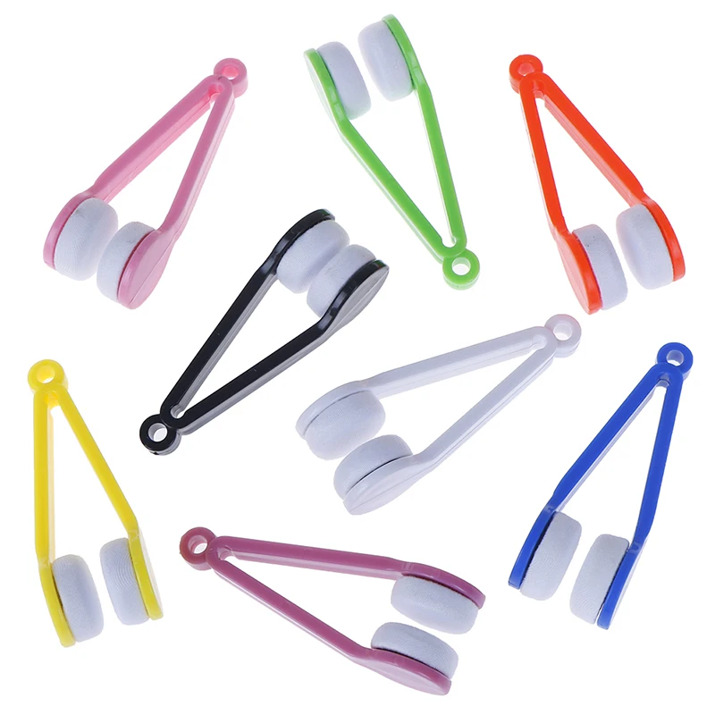 Mini Eyeglass Sunglasses Cleaner Sun Glasses Glass Cleaning Limpiador Brochas Spectacles Tool Clean Brush | Аксессуары для одежды