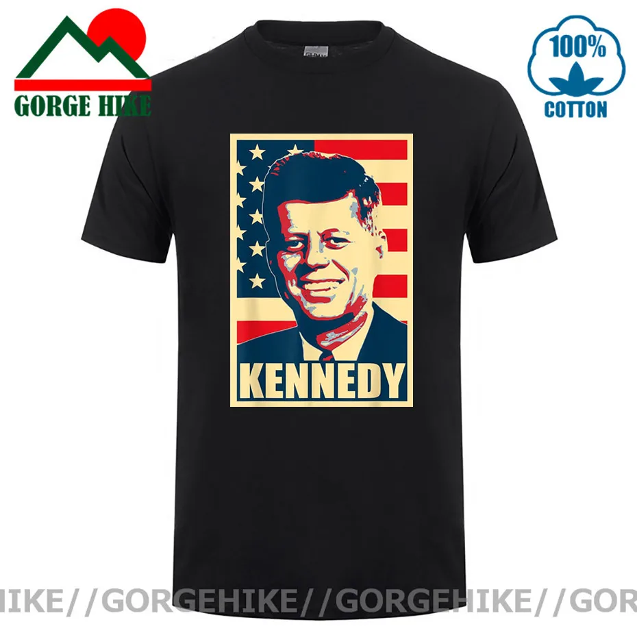 Великолепная футболка с изображением истории и политики Джона Ф Кеннеди