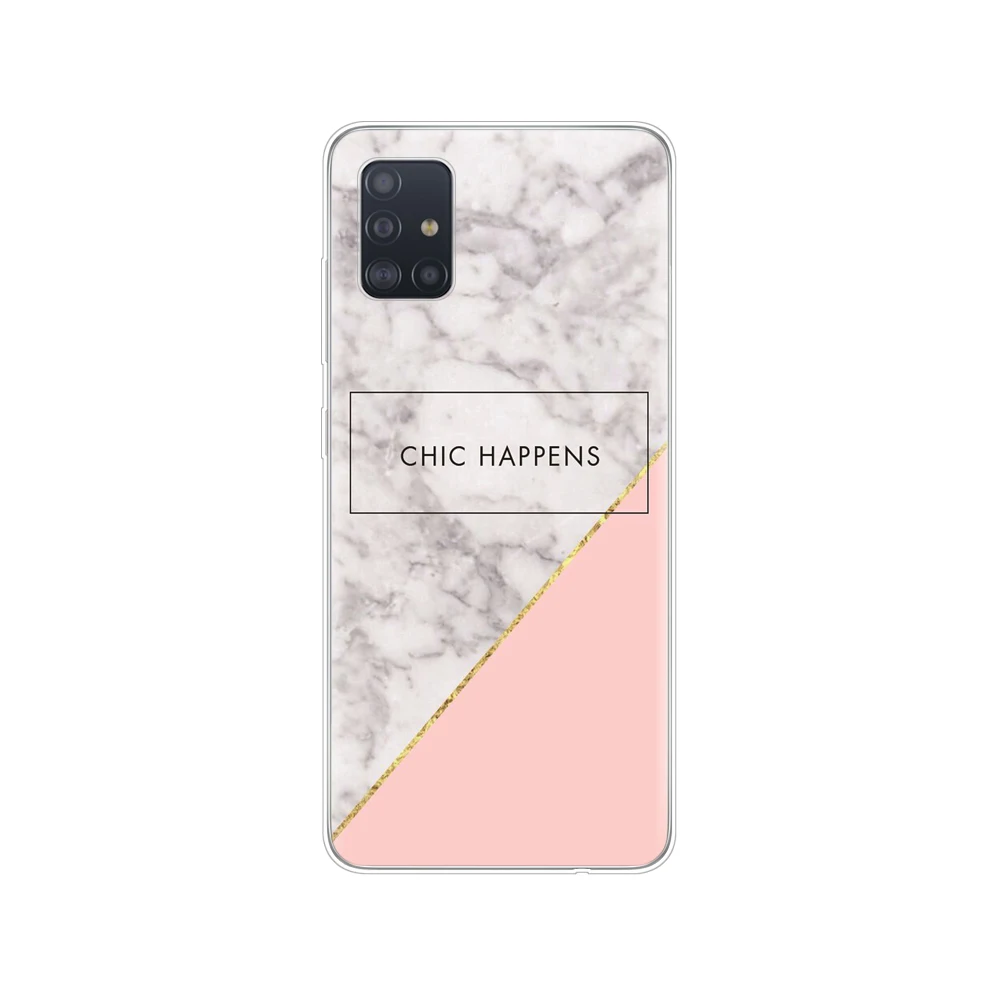 silicon phone cover case for samsung galaxy A51 A31 A41 A71 A01 A81 A91 A30S A20S A50S M30S M40S coque marble green stone | Мобильные