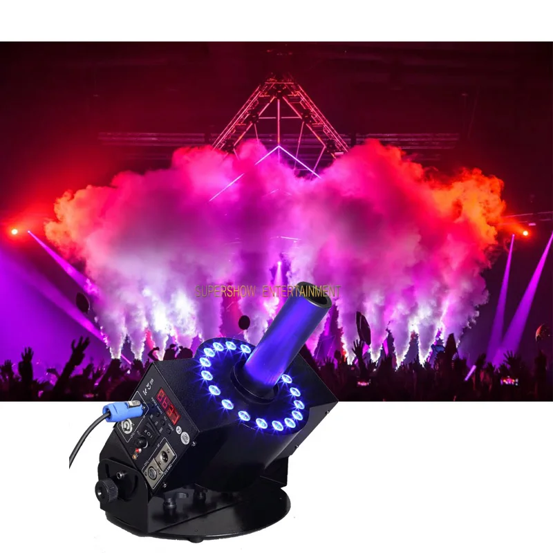 Новый Dj оборудование светодиодный Co2 ткацкий станок 18x3 Вт RGB контройлер с 3IN1