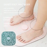 smart ems foot massager pad feet muscle stimulator foot massage mat improve blood circulation relieve ache pain shaping leg