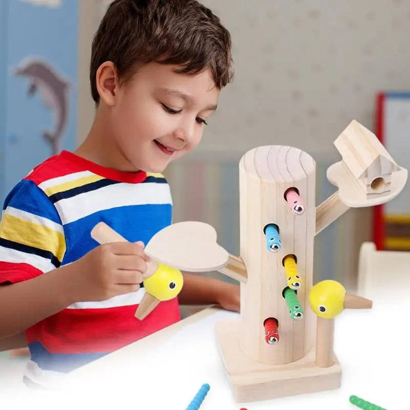 Game Color Cognition Catch Worms Games Interactive Toys Sensory Exercise Durable Playful Funny Interesting | Игрушки и хобби