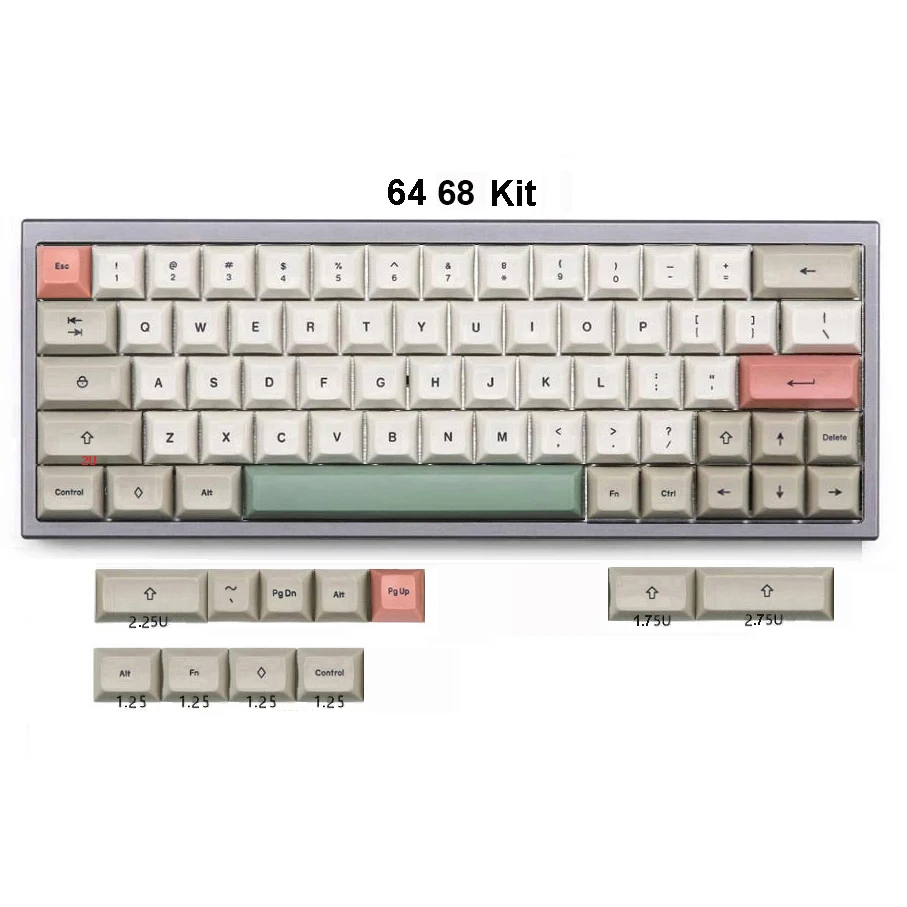 9009 колпачки для клавиш Colorway PBT DSA совместимые с переключателями Cherry MX