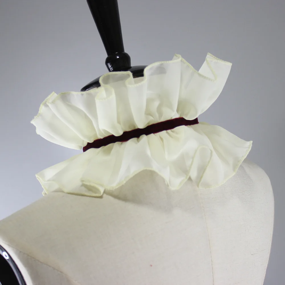 

Fake Collar Detachable Collar Victorian Renaissance Elizabethan Ruffle Neck Collar Party Fancy Steampunk Costume Accessories