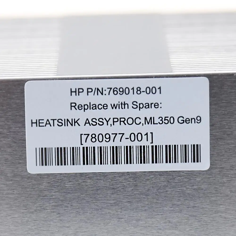 

For HP PROLIANT ML350 G9 Gen9 Heat SinK HEATINK 769018-001 780977-001 Cooling Fan Processor Cooler Heatsink Fan