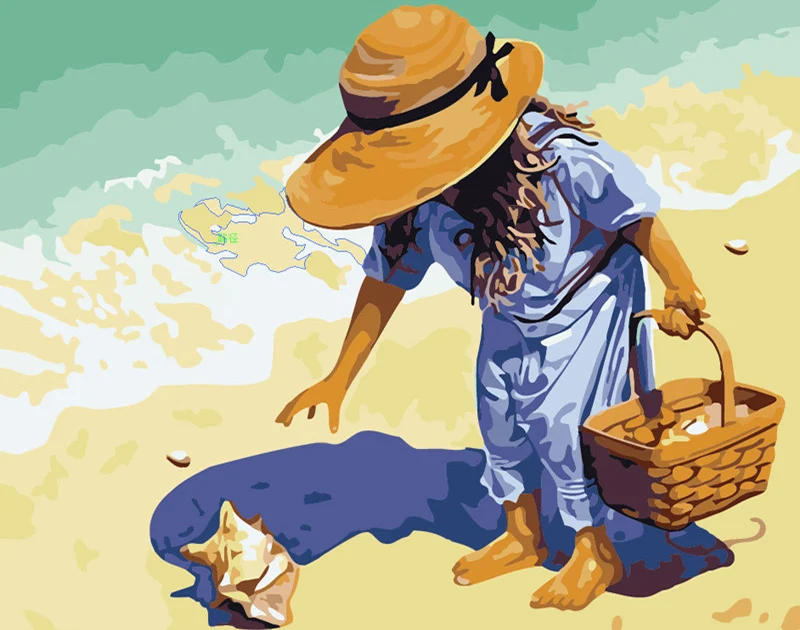 SDOYUNO живопись по номерам 40x50 см безрамные цифровые Painitng рисунки на картины по номерам раскраска по номерам декор для дома рисование по номерам DIY Фигура животные пейзаж - Цвет: 221