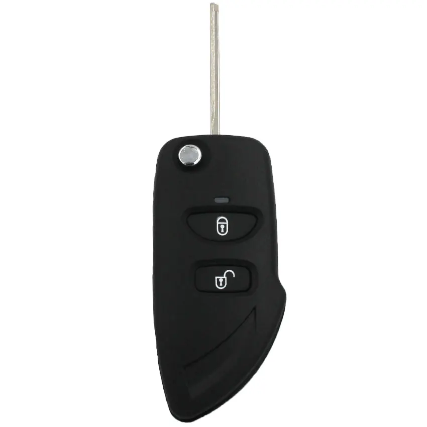 2 кнопки откидная оболочка ключа дистанционного управления чехол Fob для Hyundai Santa Fe