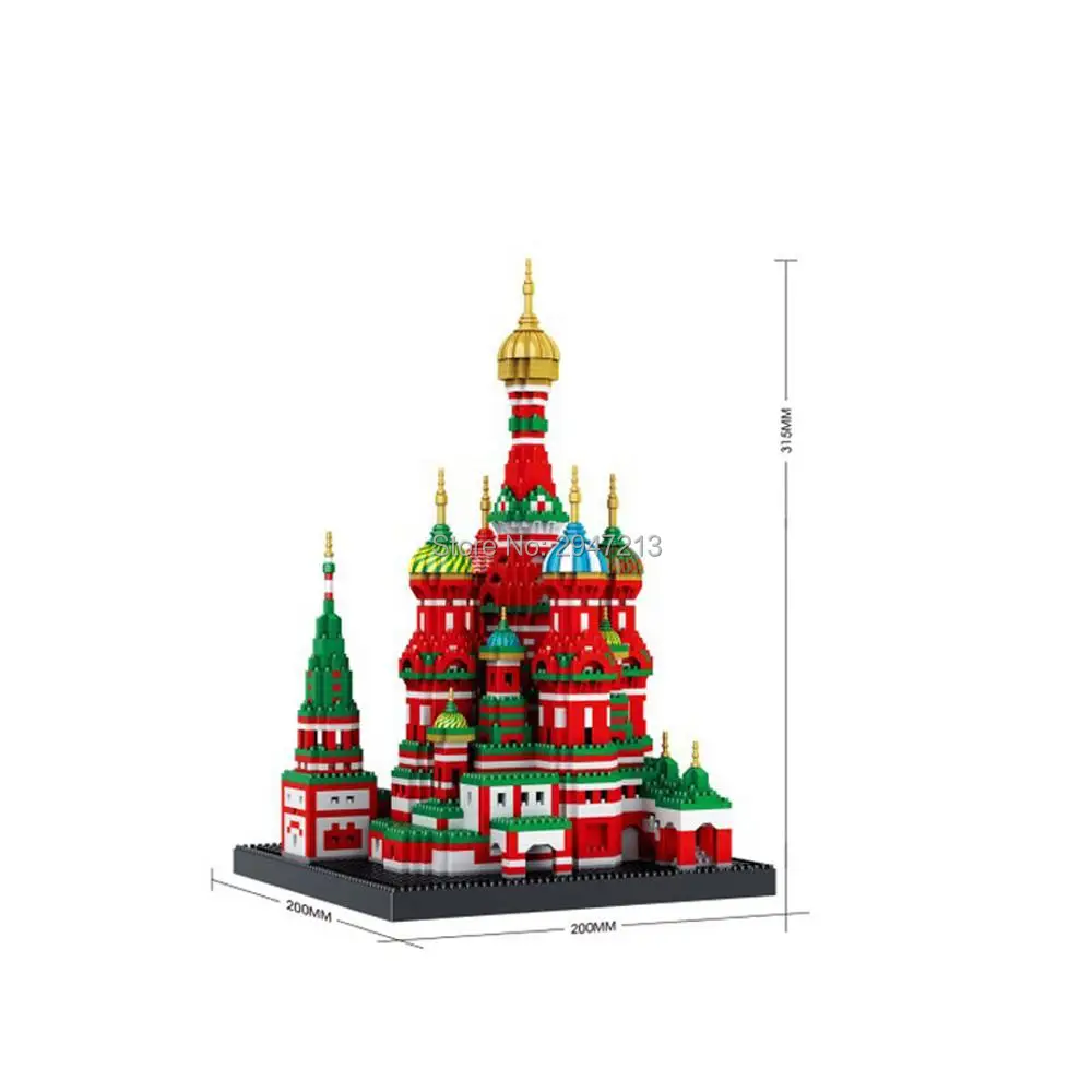Хит Lepining city creators architecture Street view Москва собора Василия мини микро алмазные