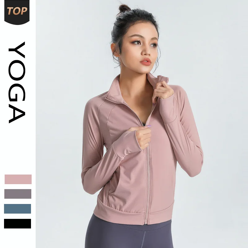 

Alo Yoga Wear Sporty Woman Fitness Top Short Round Neck Sweatshirt Long Sleeve Gym Women Clothing Workout Training Clothes