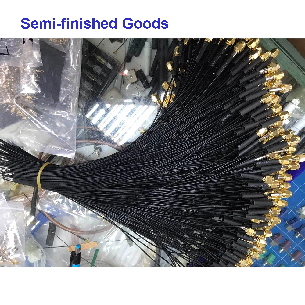Кабель RF1.13 100 шт. односторонний разъем SMA штекер/гнездо к печатной плате
