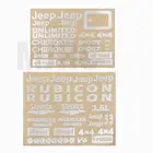 Наклейки wrangler для Jeep Traxxas trx4 Defender Bronco Ranger AXIAL SCX10 90046 D90 D110 TAMIYA CC01 TOYOTA LC70 LC80 FJ40