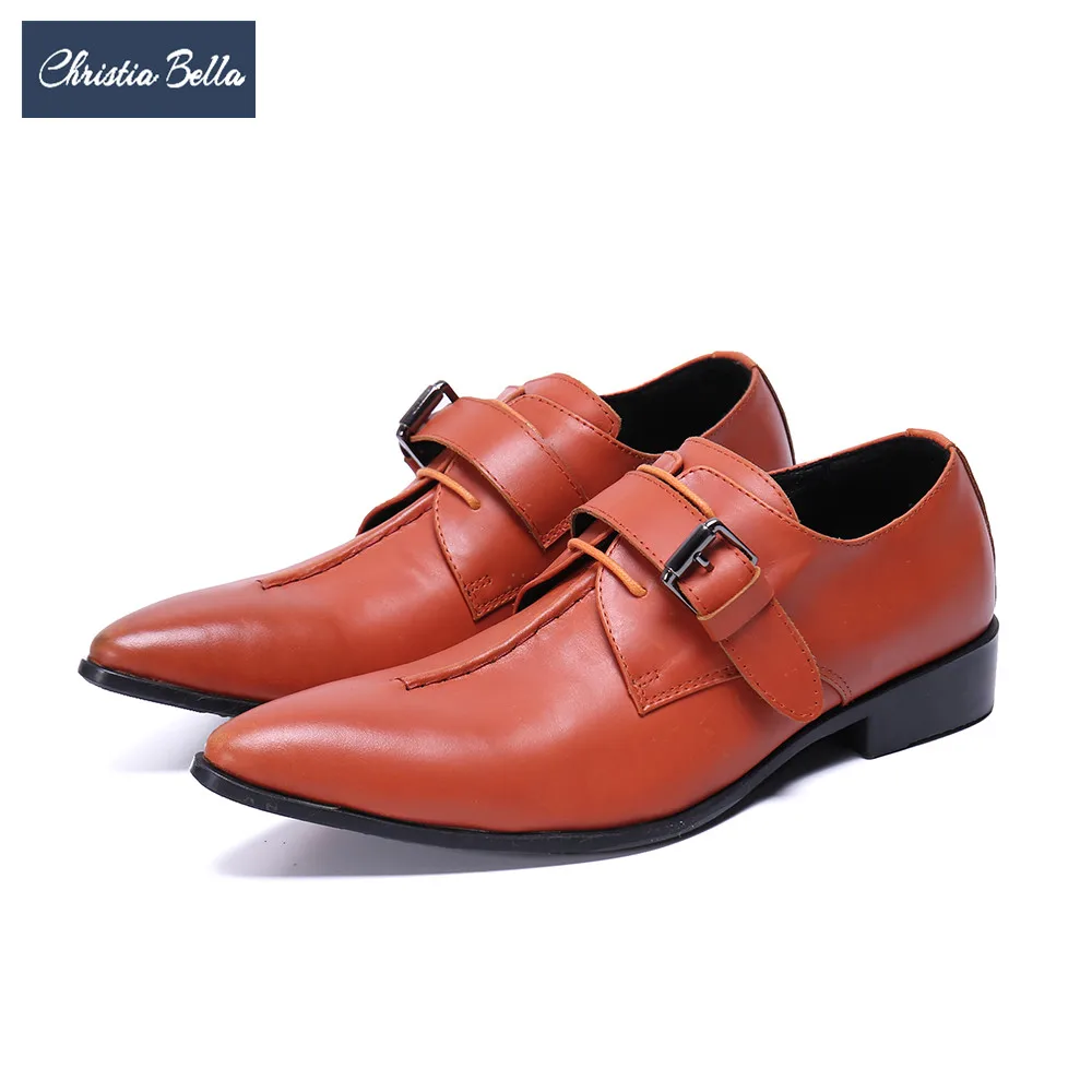 Christia Bella ручной работы в итальянском стиле Праздничная обувь из натуральной кожи