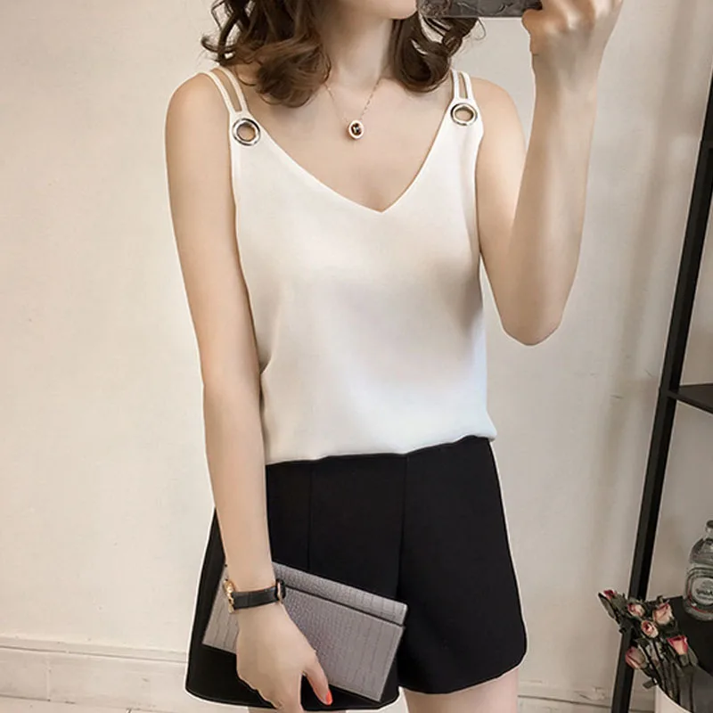 Лето сексуальный бикини с низкой талией v образным вырезом майки женская одежда