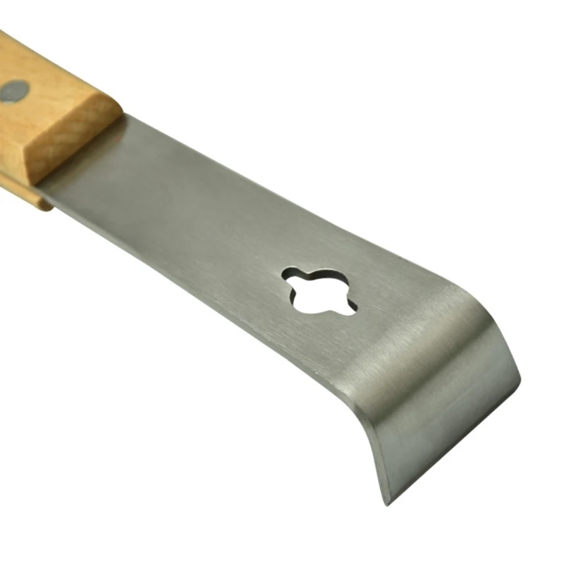 

Multifunction Bee Hive Tools J Type Wooden Handle Cut Honey Knife Products Beehive Scraper Beekeeping Equipment For Easy to