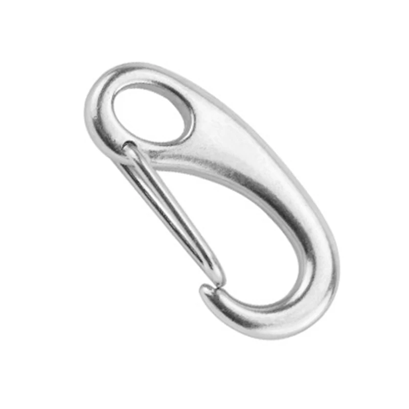 6 шт./лот пружинный карабин в форме яйца Многофункциональный Карабин для походов