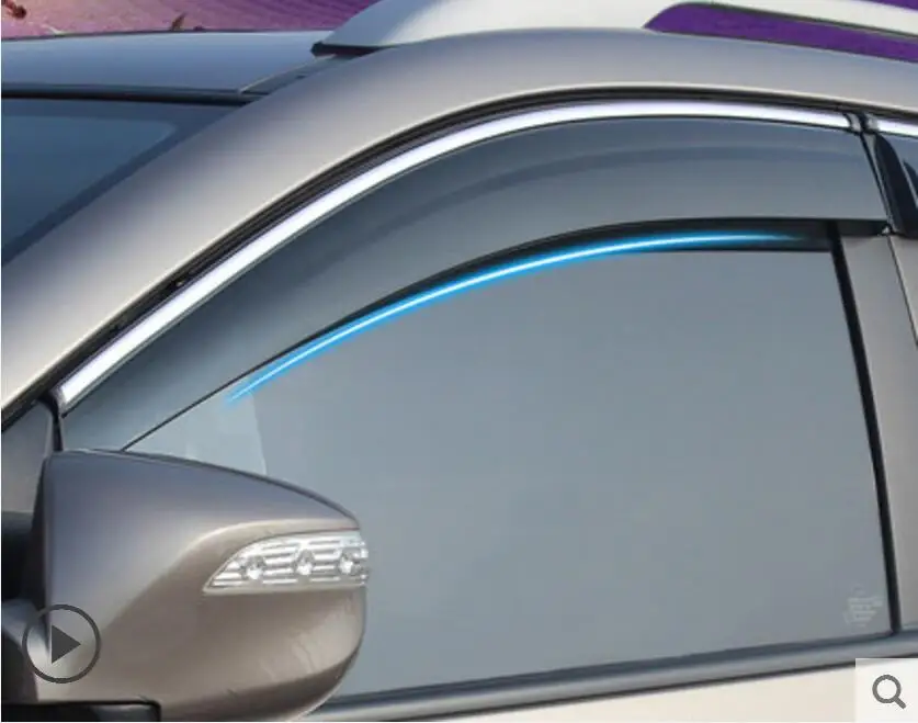 4 шт. хром защитный козырек окна солнцезащитный экран для VW Volkswagen Tiguan 2008