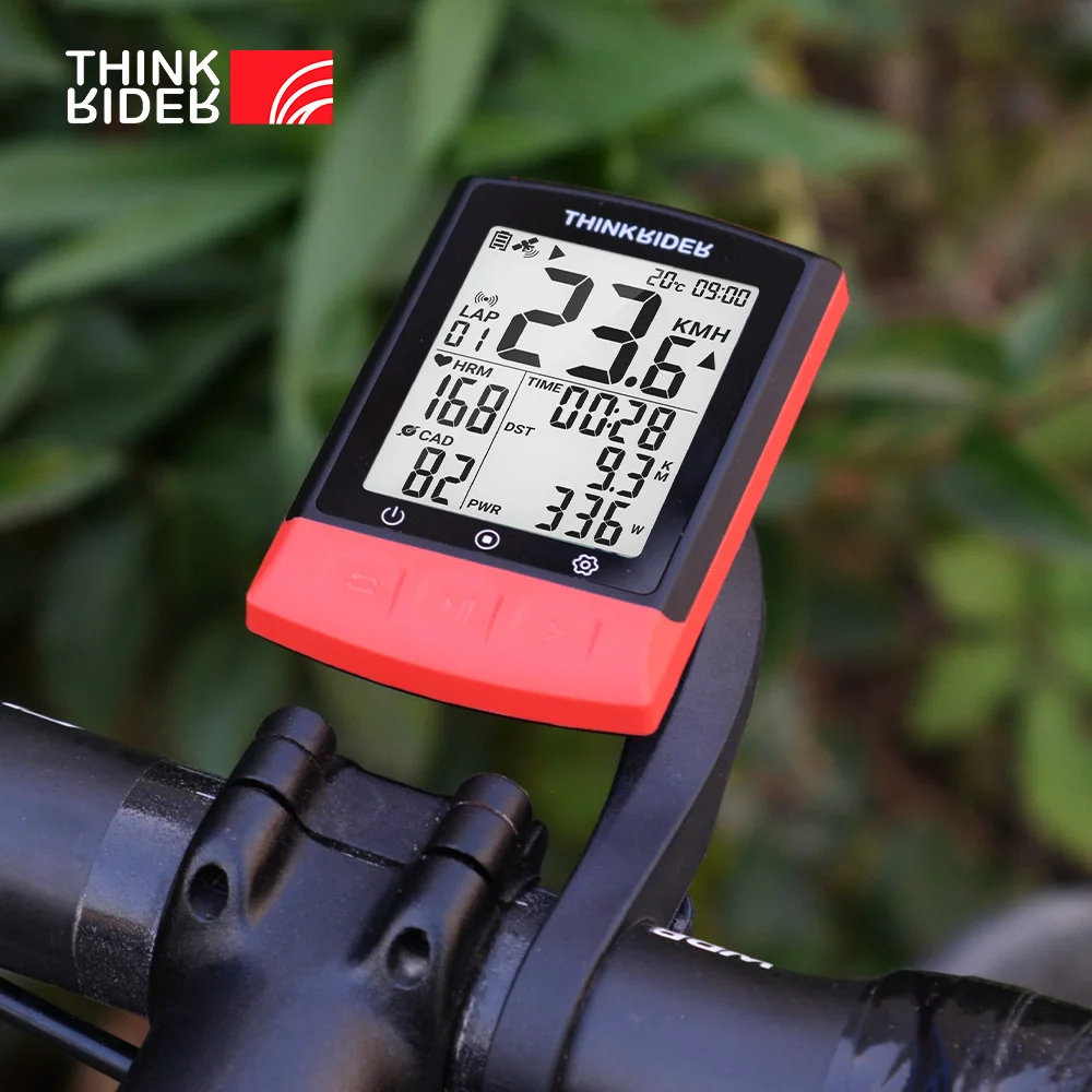 Компьютер велосипедный ThinkRider BC108 Велосипедный GPS-компьютер Спидометр BLE 4 0 ANT +