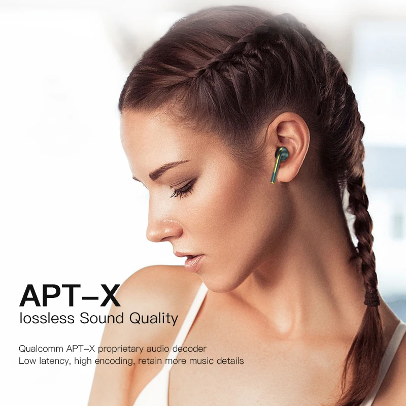 tws bluetooth earphones wireless earbuds hifi headphone sbc charging case box for xiaomi huawei touch control wireless headset free global shipping