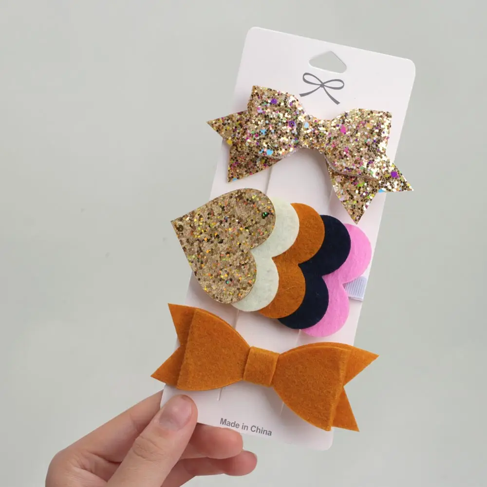 

3/5Pcs Baby Hair Clips Heart Fruit Bows Kids Hairpins Flower Hair Clip Barrettes Headwear Hair Accessories заколки для девочек