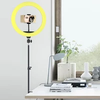 10inch 13inch led selfie ring light with monopod mount tripod photography light ringlight for photo studio youtube video lamp