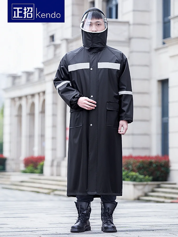 

Fashion Motorcycle Raincoat Waterproof Men Impermeable Transparent Poncho Long Outdoor Poncho Adult Feminino Rainwear BF50RC