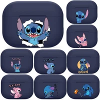 stitch for airpods pro 3 case protective bluetooth wireless earphone cover air pods airpod case air pod cases navy