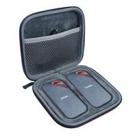 carry storage case bag for 2pcs sandisk 1tb 2tb extreme pro portable external ssd