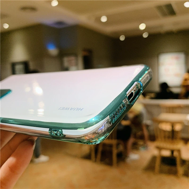 

Transparent Plating Soft Silicone Phone Case For Huawei P40 Pro P30 Mate 20 30 PRO Nova6 V30 Ultra Thin Electroplated Case Cover