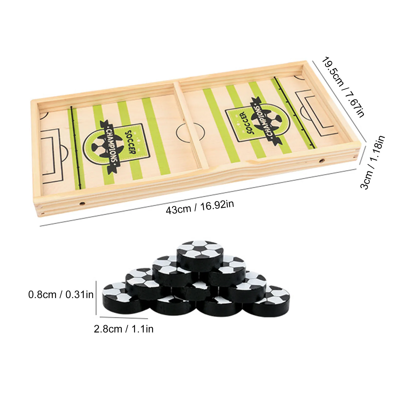

Table Hockey Sling Puck Battle Game Table Ice Hockey Board Games Fast Sling Puck Game Toys For Child Adult Interactive Game