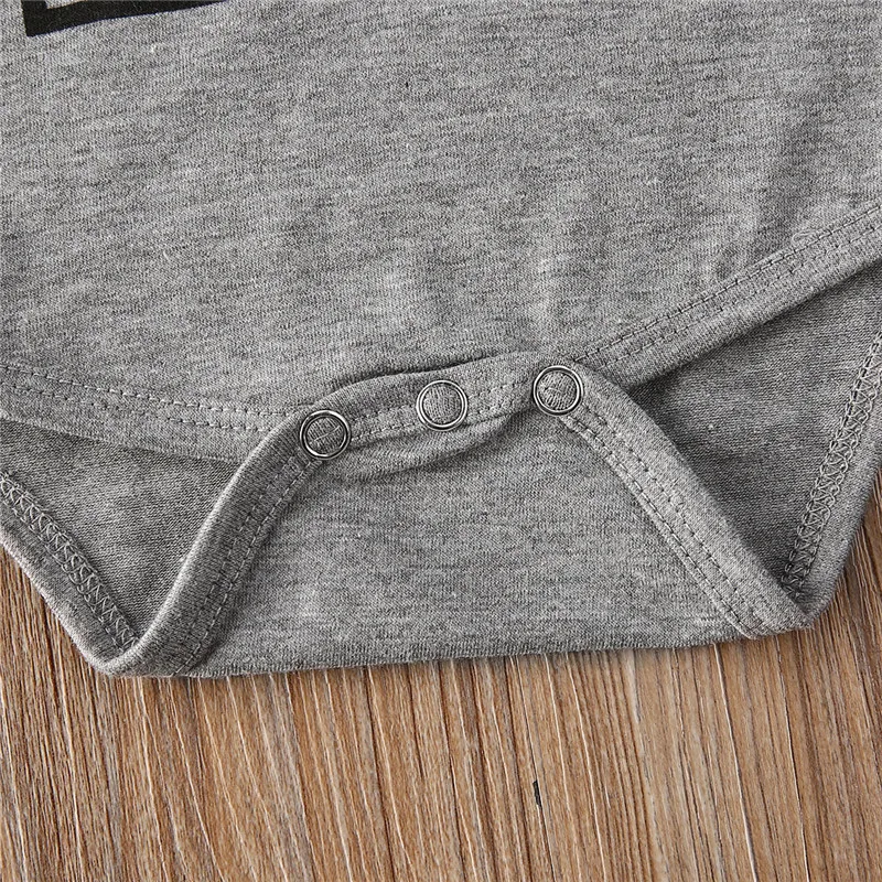 

Gray Newborn Baby Boy Girl Short Sleeve Romper Summer Short Sleeve Rompers Sunsuit Summer Outfit Infant Baby Boy Girl Cotton Set