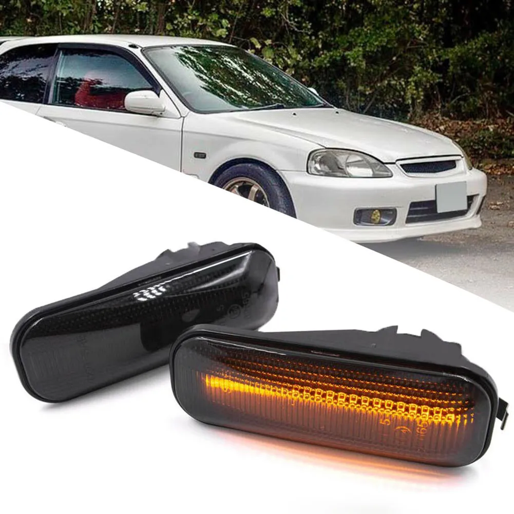 

Car Light Dynamic Side Marker Error Free 2 Pcs For 1996-2000 Honda Civic CR-V