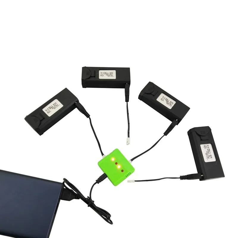 4 шт 3 85 V 1800mah литиевая батарея с 4-в-1 зарядное устройство для XS809S складной